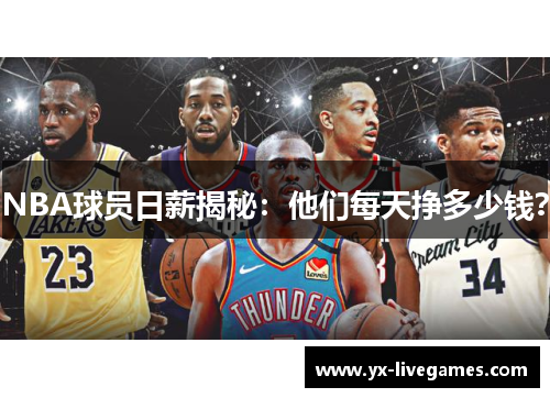 NBA球员日薪揭秘：他们每天挣多少钱？
